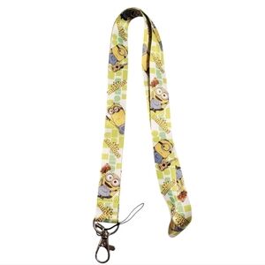 New Universal Studios Minions Pins Lanyard Kids Adults